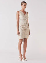 Load image into Gallery viewer, ESMAEE GOLDEN HOUR RUCHE DRESS
