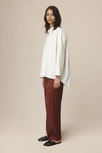 Load image into Gallery viewer, MARLE EDIE SHIRT IVORY/BLACK STRIPE S1
