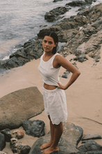 Load image into Gallery viewer, COMMONPLACE RIVIERA POINTELLE TANK CREAM
