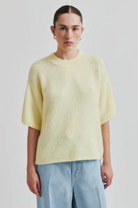 SECOND FEMALE WANDA KNIT O NECK ANISE FLOWER