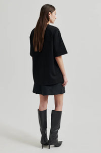 SECOND FEMALE GHITA GLITTER TEE BLACK