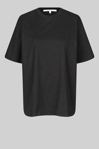 SECOND FEMALE GHITA GLITTER TEE BLACK