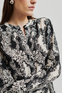 SECOND FEMALE BLUME SHIRT BLACK FLORAL PRINT