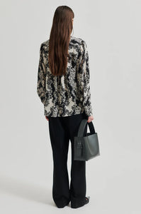 SECOND FEMALE BLUME SHIRT BLACK FLORAL PRINT