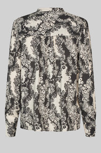 SECOND FEMALE BLUME SHIRT BLACK FLORAL PRINT
