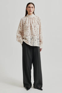 SECOND FEMALE STARY BLOUSE PUMICE STONE