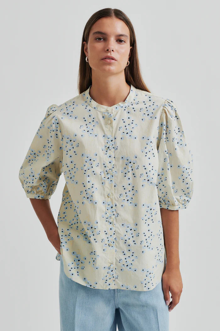 SECOND FEMALE CLAUD SHORT SLEEVE SHIRT POWDER BLUE