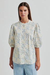 SECOND FEMALE CLAUD SHORT SLEEVE SHIRT POWDER BLUE