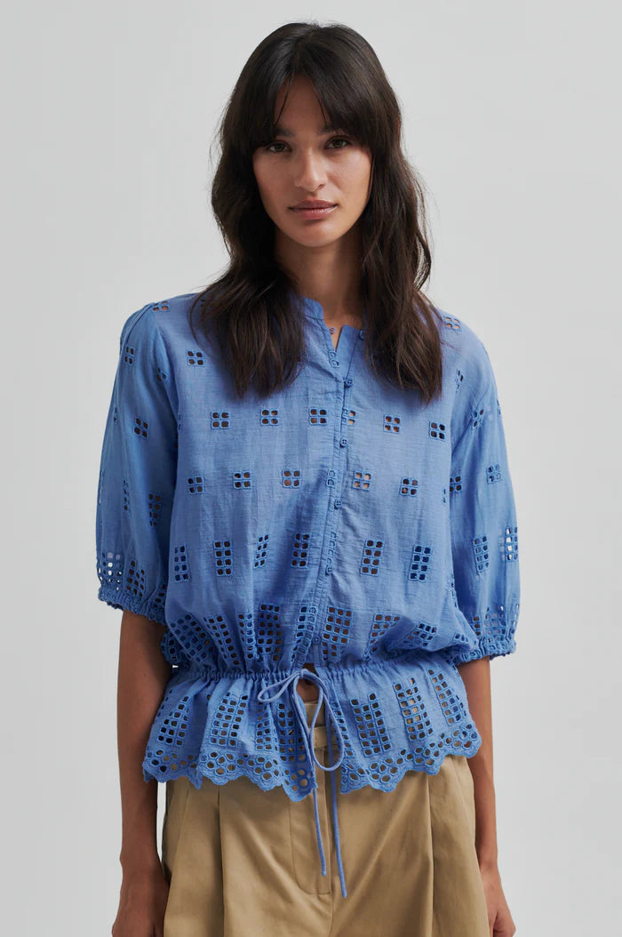 SECOND FEMALE ELENORE SHIRT CORNFLOWER