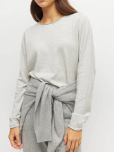 Load image into Gallery viewer, JHL BY JULIETTE HOGAN CREW LONG SLEEVE GREYMARLE
