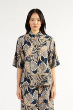 Load image into Gallery viewer, TUESDAY HUGO SHIRT NAVY PAISLEY
