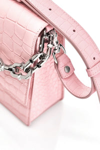 STOLEN GIRLFRIENDS CLUB BIG TROUBLE BAG BUBBLEGUM LEATHER