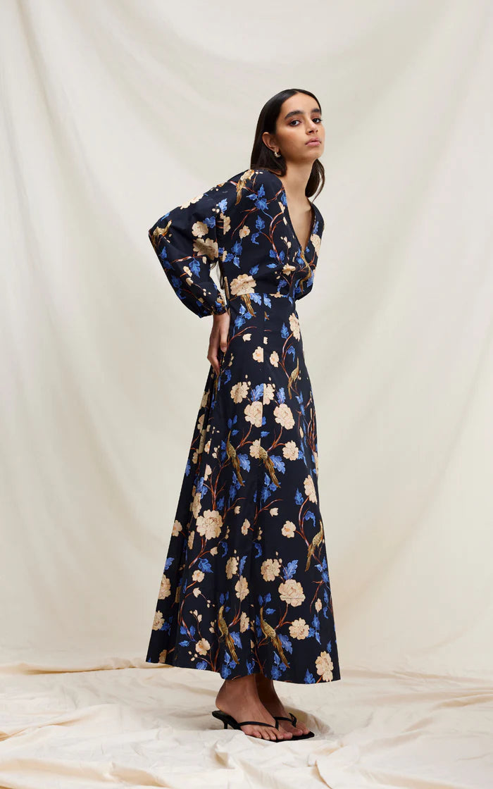 KINNEY MEGAN DRESS NIGHT GARDEN