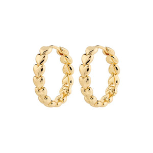 PILGRIM GOLD MAEVE RECYCLED HOOP EARRINGS