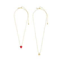 Load image into Gallery viewer, PILGRIM GOLD MAEVE RECYCLED NECKLACE 2 IN A SET
