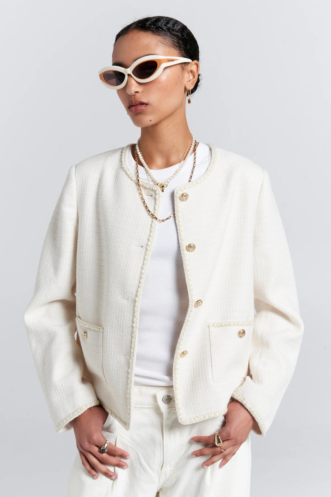 KAREN WALKER BOUCLE JACKET
