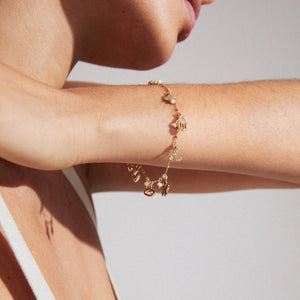 PILGRIM GOLD PRUCENCE RECYCLED BRACELET