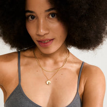 Load image into Gallery viewer, PILGRIM GOLD DECLAN RECYCLED NECKLACE 2-IN-1
