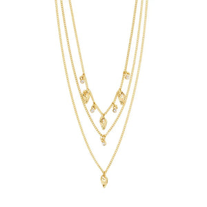 PILGRIM GOLD JULES RECYCLED NECKLACE