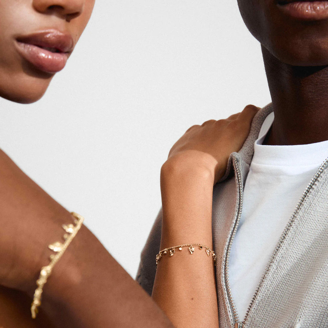 PILGRIM GOLD JULES RECYCLED BRACELET
