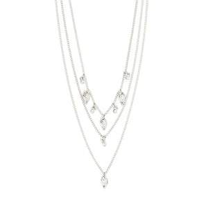 PILGRIM SILVER JULES RECYCLED NECKLACE