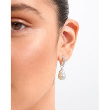 Load image into Gallery viewer, PILGRIM SILVER EDELE FRESH WATER PEARL EARRINGS
