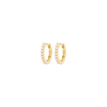 Load image into Gallery viewer, PILGRIM GOLD KALIA RECYCLED HOOP EARRINGS
