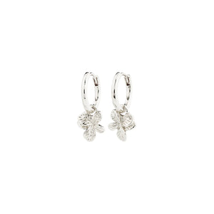 PILGRIM SILVER CHARMAINE RECYCLED HOOP EARRINGS