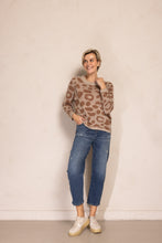 Load image into Gallery viewer, ZHRILL ISABELLA KNIT TAUPE/ANIMAL
