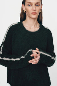 ROWIE LAMARA KNIT JUMPER DEEP EMERALD