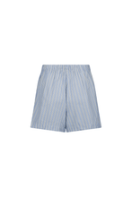 Load image into Gallery viewer, COMMONPLACE GOOD DAYS BOXER SHORT WHITE/BLUE STRIPE
