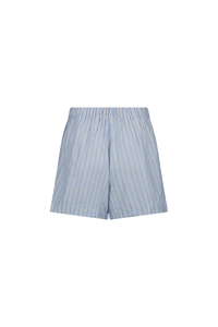 COMMONPLACE GOOD DAYS BOXER SHORT WHITE/BLUE STRIPE