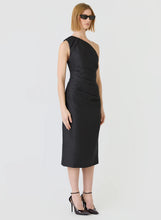 Load image into Gallery viewer, ESMAEE AFFINITY ONE SHOULDER MIDI  DRESS
