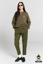Load image into Gallery viewer, KAREN WALKER RUNAWAY GIRL ORGANIC SWEATSHIRT HUNTER GREEN
