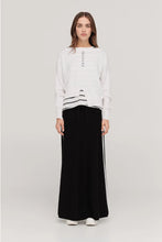Load image into Gallery viewer, TAYLOR COMPLACENT SKIRT BLACK IVORY
