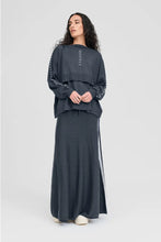 Load image into Gallery viewer, TAYLOR COMPLACENT SKIRT SMOKE/IVORY

