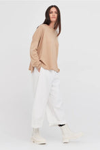 Load image into Gallery viewer, TAYLOR SUBJECT HOODIE SAND/IVORY
