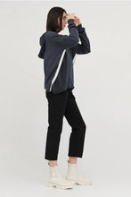 Load image into Gallery viewer, TAYLIOR SUBJECT HOODIE SMOKE/IVORY
