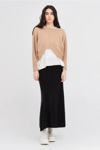 Load image into Gallery viewer, TAYLOR COMPLACENT SKIRT BLACK/SAND
