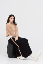 Load image into Gallery viewer, TAYLOR COMPLACENT SKIRT BLACK/SAND
