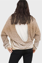 Load image into Gallery viewer, TAYLOR GRADIENT SUBMERGE SWEATER SAND/IVORY
