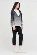 Load image into Gallery viewer, TAYLOR GRADIENT SUBMERGE SWEATER SMOKE/IVORY
