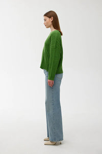 KINNEY WILLA CABLE KNIT JUNGLE