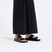 Load image into Gallery viewer, BIRKENSTOCK ARIZONA BIG BUCKLE (NARROW) BLACK
