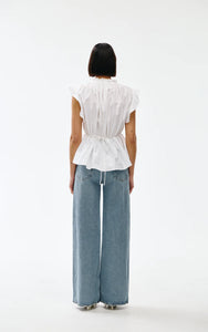 KINNEY BOBBIE TOP IVORY