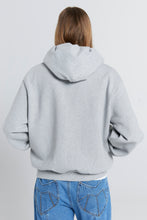 Load image into Gallery viewer, KAREN WALKER RUNAWAY GIRL CROPPED OVERSIZED HOODIE GREY MARLE
