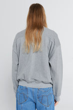 Load image into Gallery viewer, KAREN WALKER RUNAWAY GIRL ORGANIC COTTON CREW NECK SWEATSHIRT GREY MARLE
