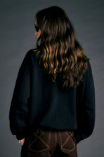 Load image into Gallery viewer, KAREN WALKER WEATHER SHOP SWEATSHIRT BLACK
