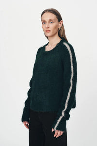 ROWIE LAMARA KNIT JUMPER DEEP EMERALD