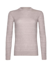 Load image into Gallery viewer, STORM JACQUARD SWEATER CHALK SLIM FLIT
